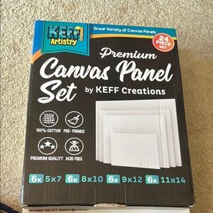 Keff creations Canvas panel set 24 pcs